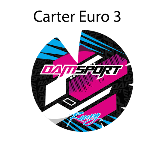 Kit déco Kit déco de carter Dam-Sport Racing Derbi Euro 3