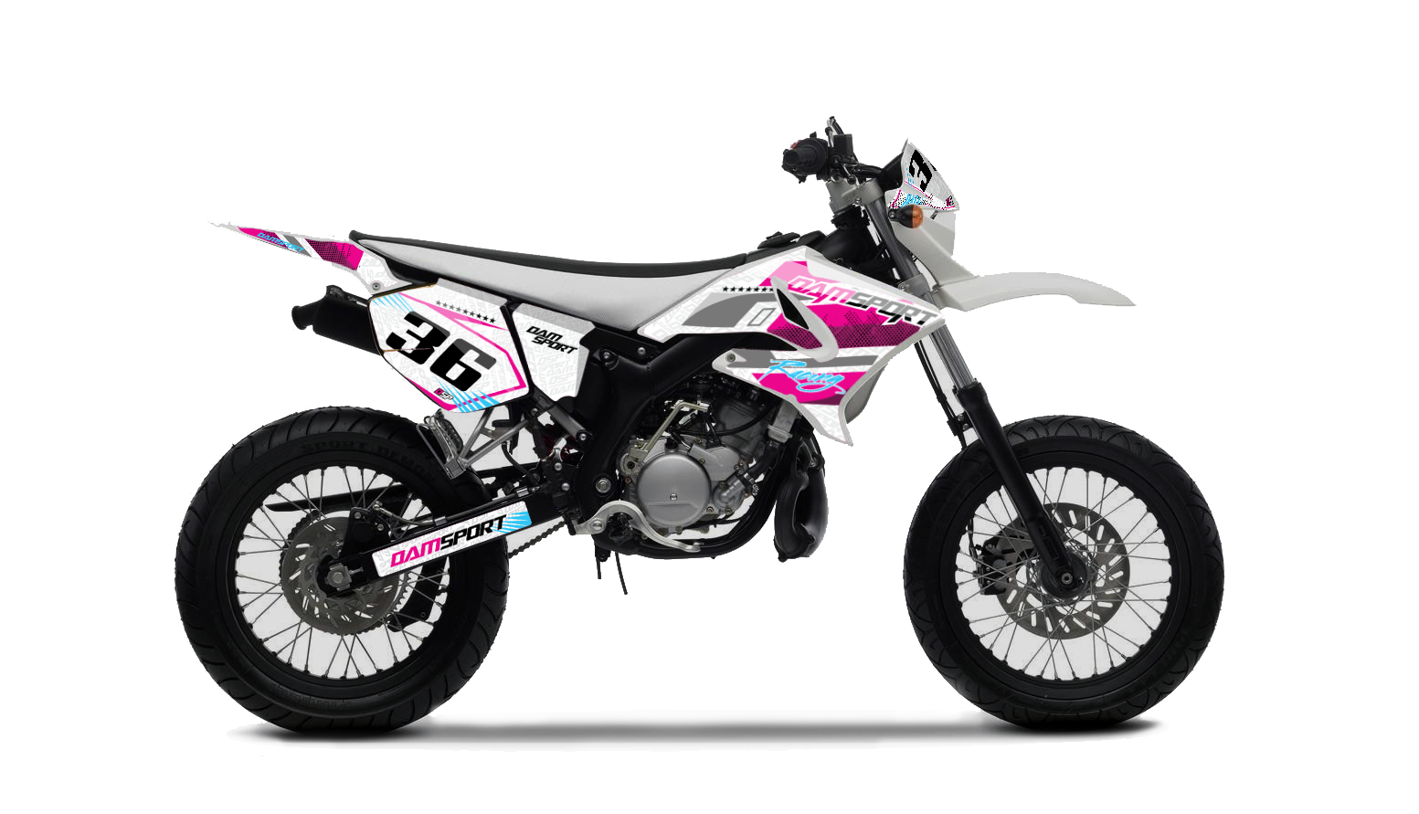 Kit déco Kit déco Dam-Sport Yamaha DT 2004-2009