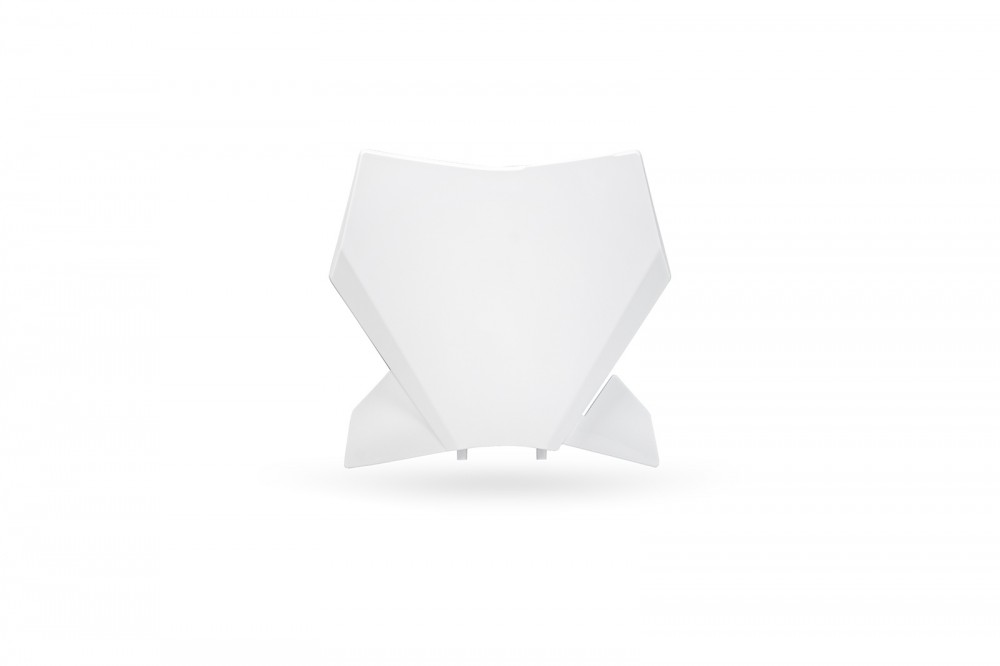 Kit déco Plaque Avant UFO KTM 2025 — Blanc