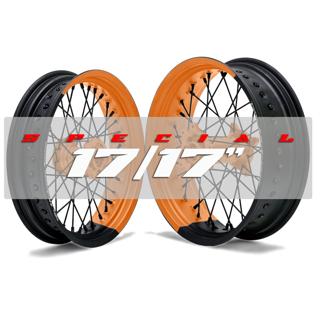 Kit Jantes 17 pouces SUPERMOT 50% COLORS
