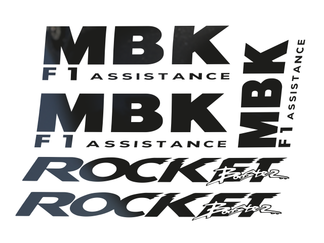 Kit déco F1 MBK Rocket