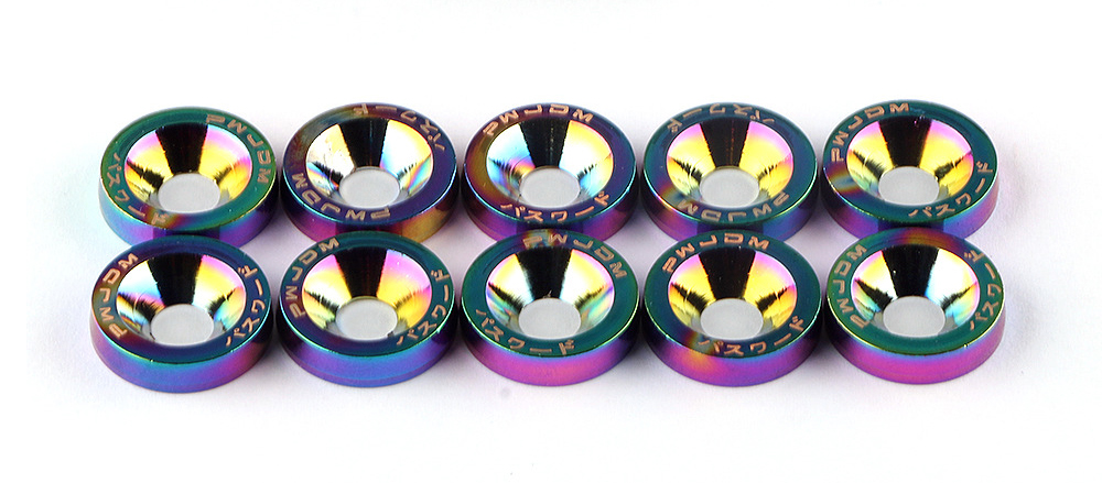 Kit déco Rondelles aluminium anodisé X10