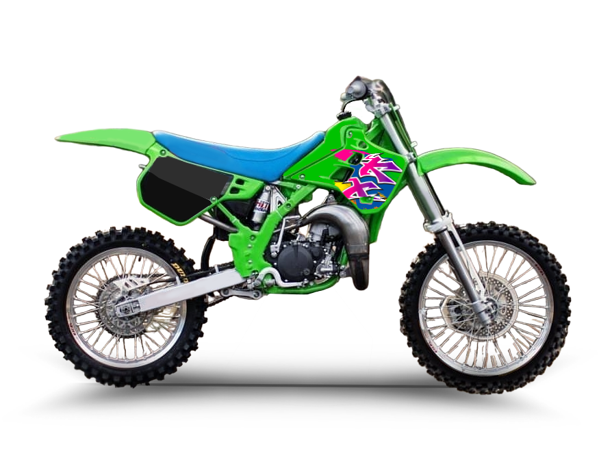 Kit déco Ouies 125-250 KX 1990-1991 OLDSCHOOL