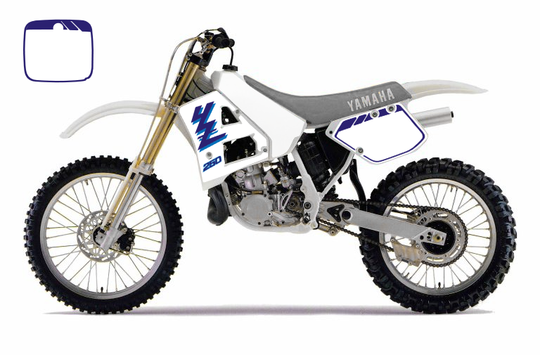 Kit déco Kit Déco YAMAHA YZ 125-250 1988-1989 RETRO