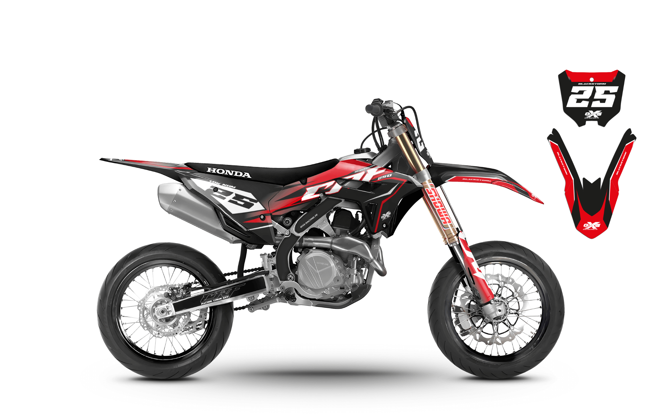 Kit déco Kit déco Honda 450 CRF 2021-2023 BLACKStorm
