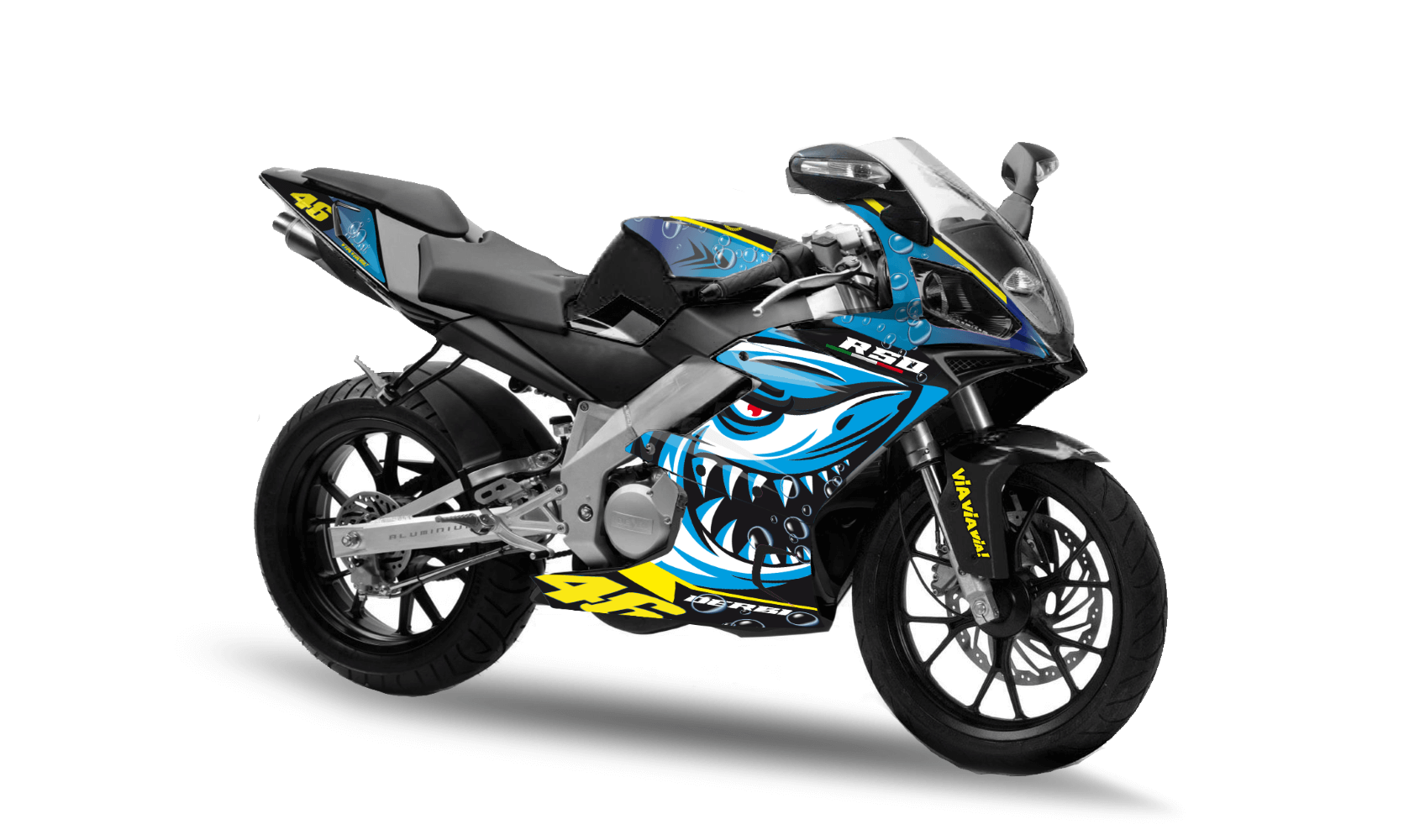 Kit déco Kit Déco DERBI GPR 2004-2010 2T DESIGN SHARK 46