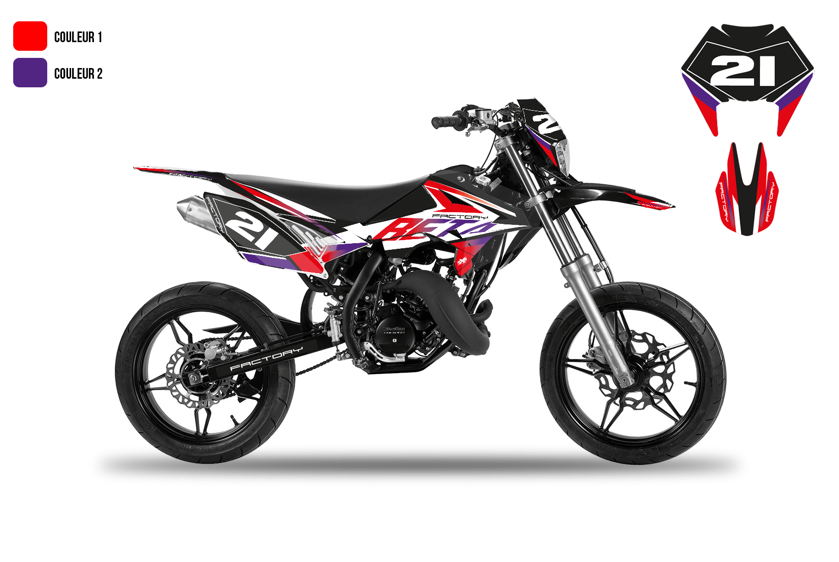 Kit déco kit Déco beta RR 50 2011-2020 TEAM-F