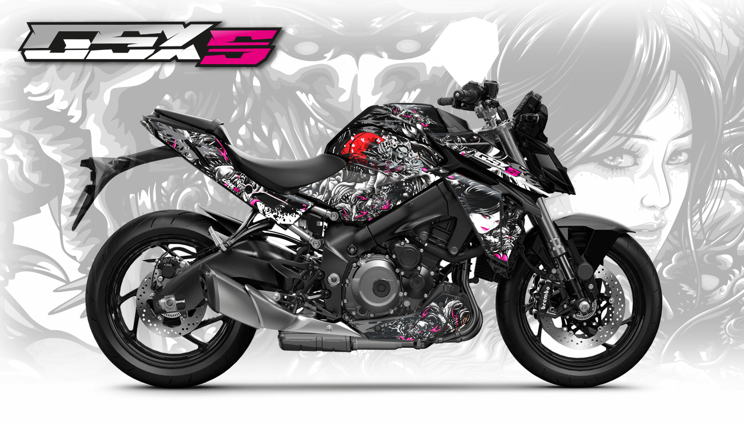 Kit déco Kit Déco SUZUKI GSX-S 1000 2022 samurai