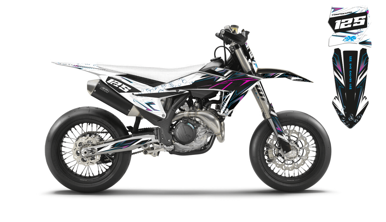 Kit déco Kit Déco KTM SX/SXF 2023-2024 Supermot Bubble