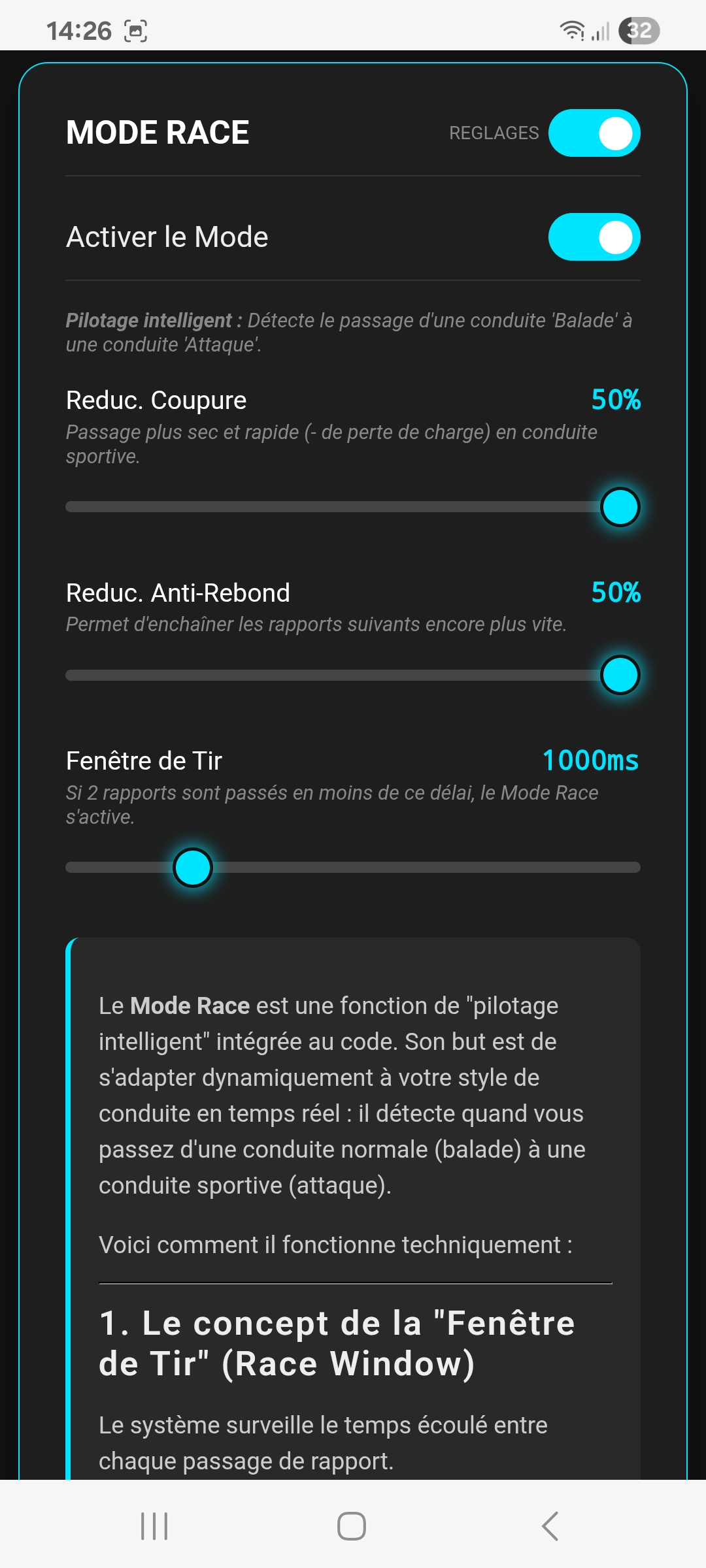 Race Mode IA