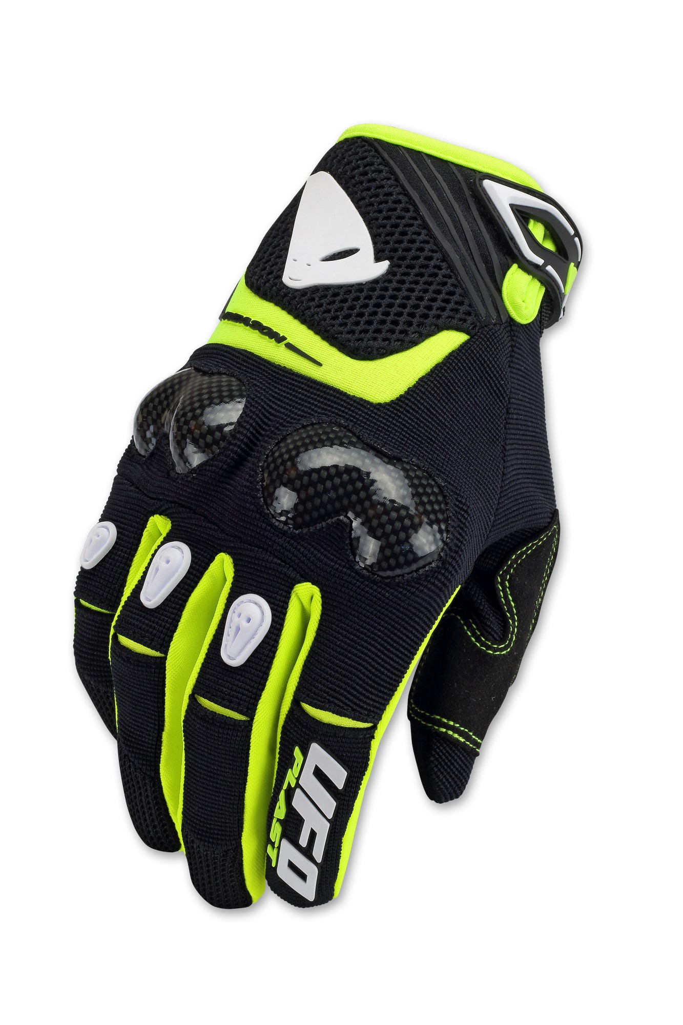 Kit déco Gants Reason GU04420 — noir/jaune fluo