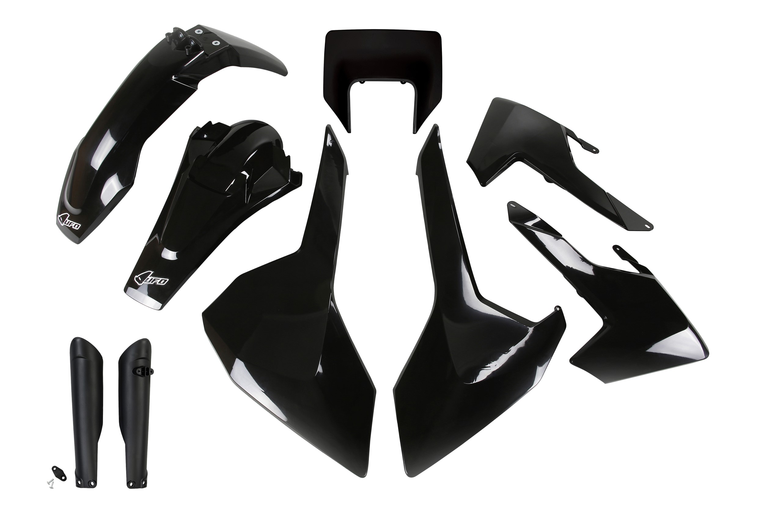 Kit déco Husqvarna TE 250 2017 2019 Kit plastique complet avec protège-fourches