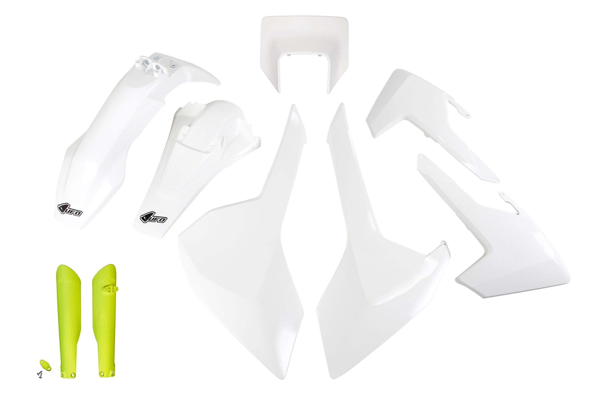 Kit déco Husqvarna TE 250 2017 2019 Kit plastique complet avec protège-fourches