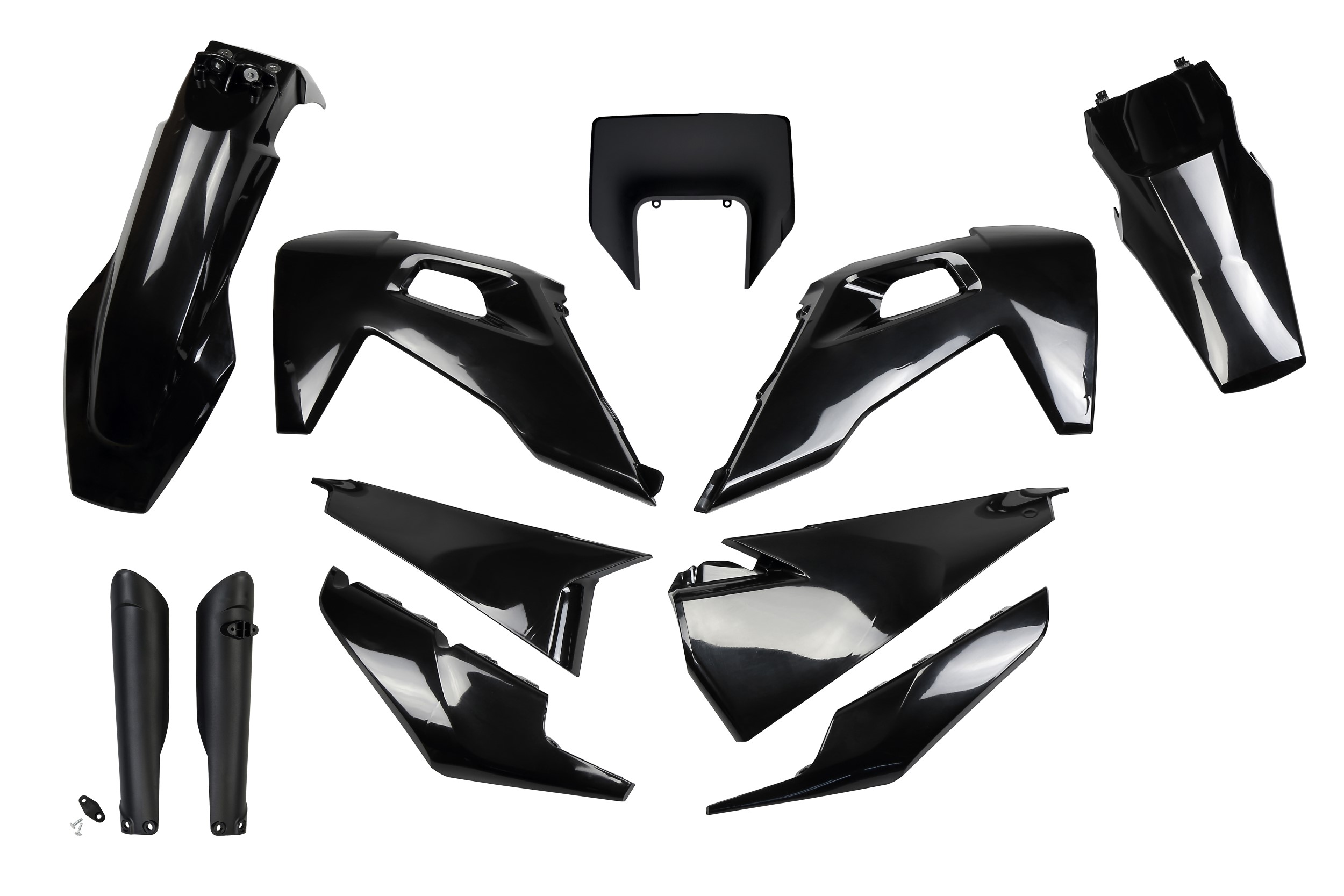 Kit déco Husqvarna TE 250 2020 2023 Kit plastique complet avec protège-fourches