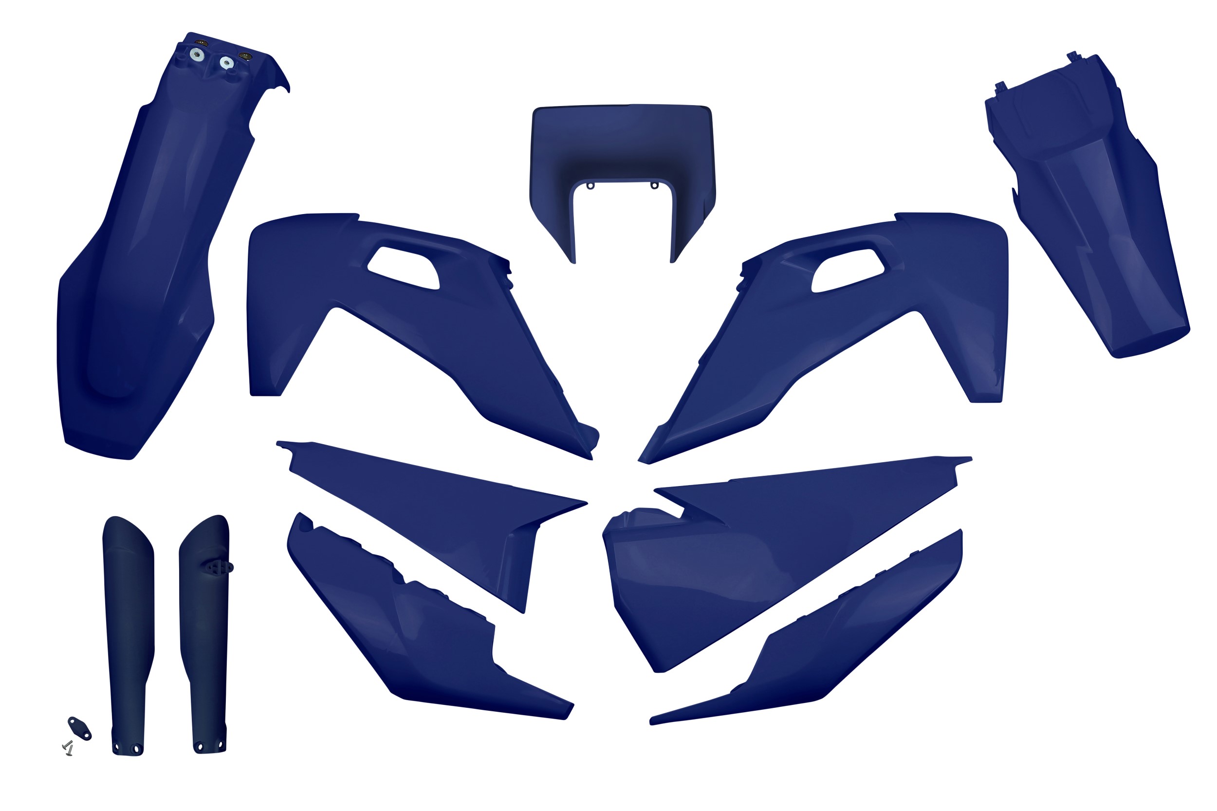 Kit déco Husqvarna TE 250 2020 2023 Kit plastique complet avec protège-fourches