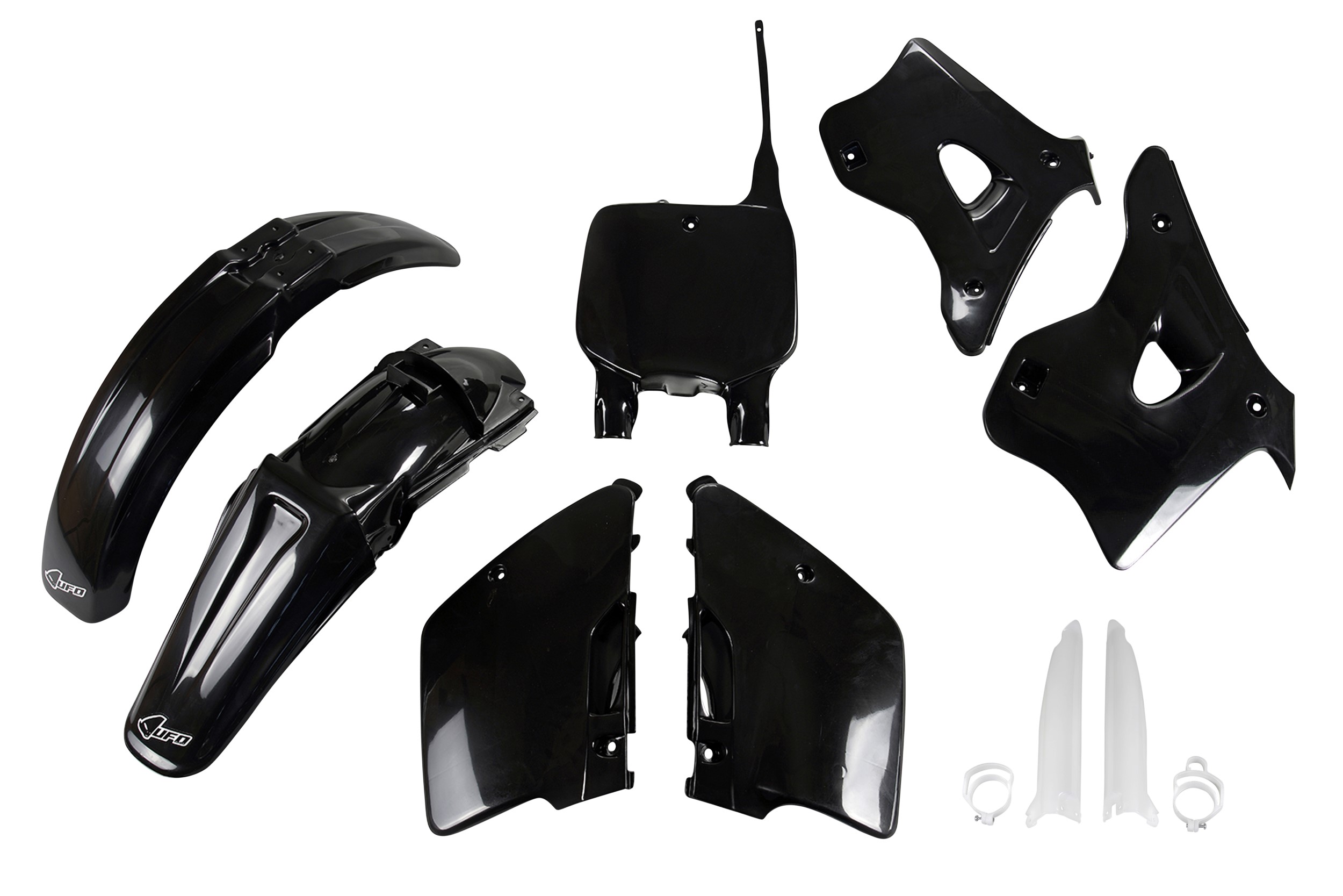 Kit déco Kawasaki KX 125 1996 1998 Kit plastique complet avec protège-fourches