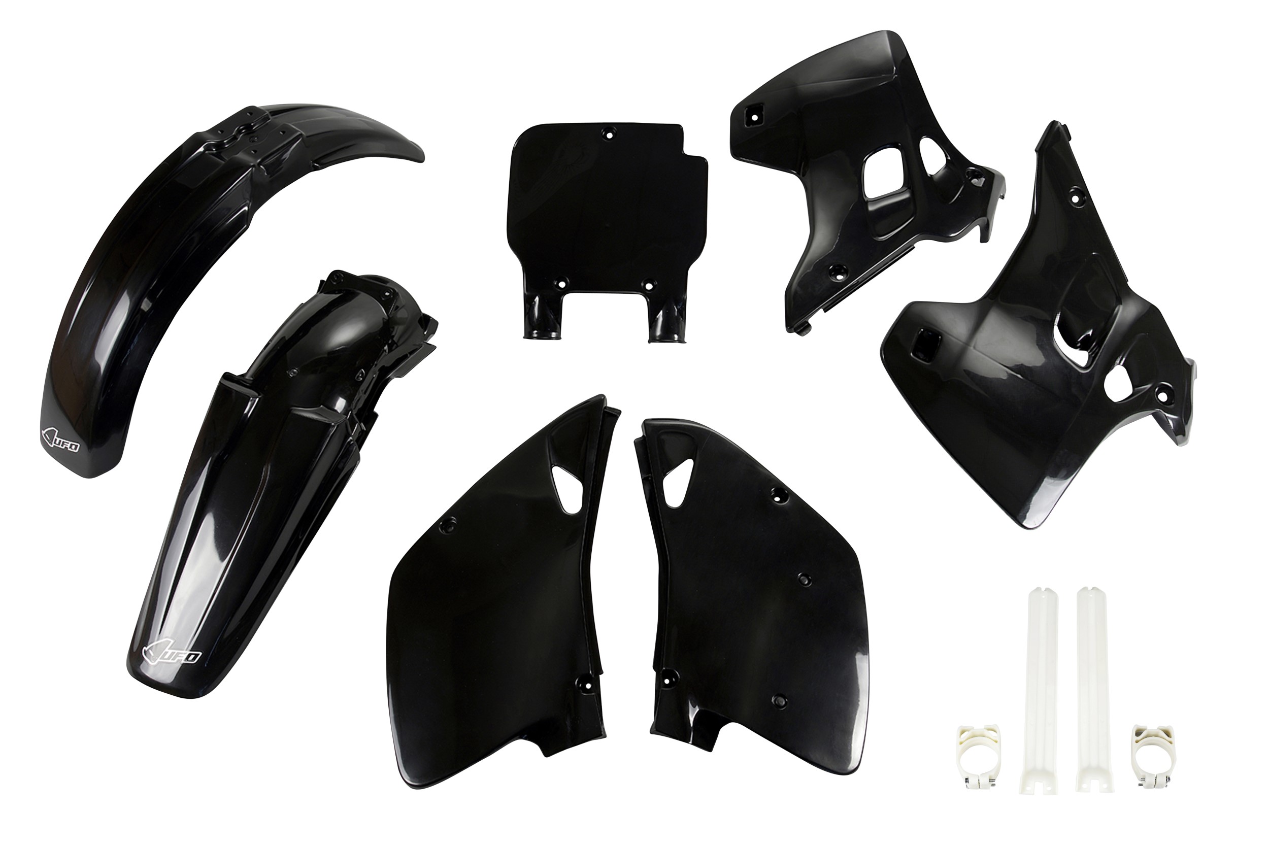 Kit déco Kawasaki KX 125 1993 1993 Kit plastique complet avec protège-fourches