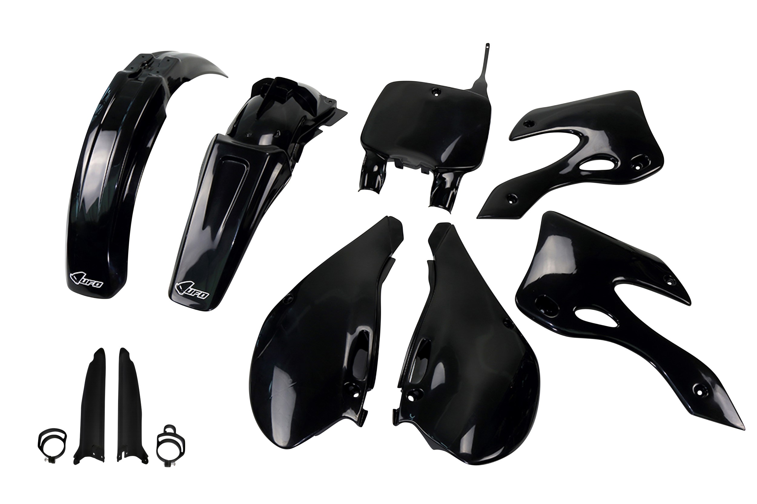 Kit déco Kawasaki KX 125 1999 2002 Kit plastique complet avec protège-fourches