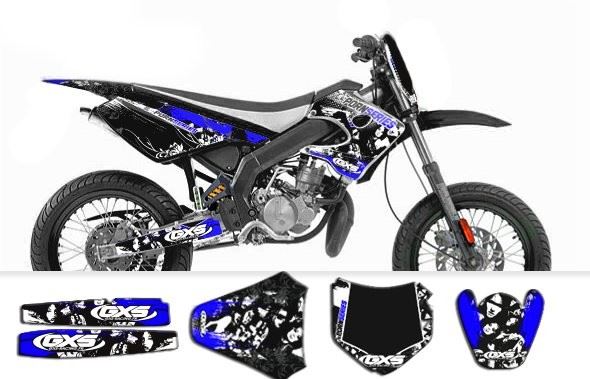 Kit déco Derbi X-treme Pornseries avec marquage GXS