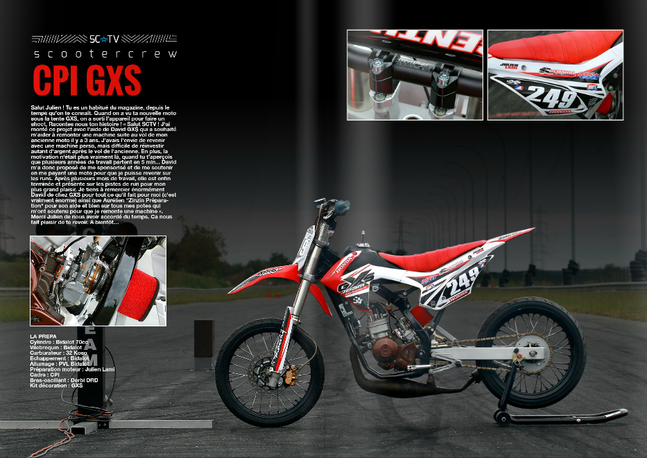 CPI GXS 249 — kit déco racing