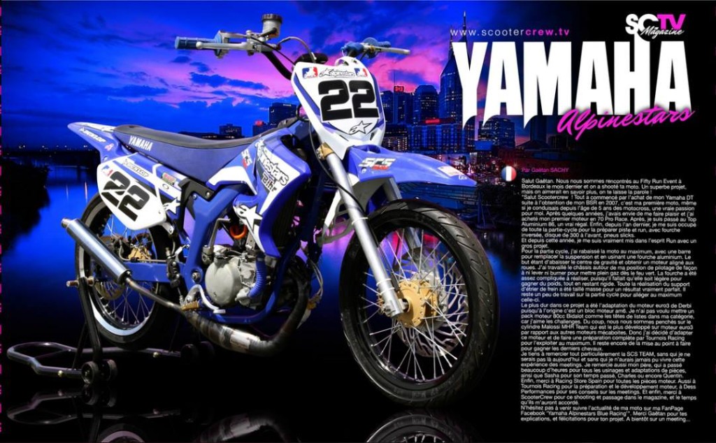 Yamaha Alpinestars — double page SCTV