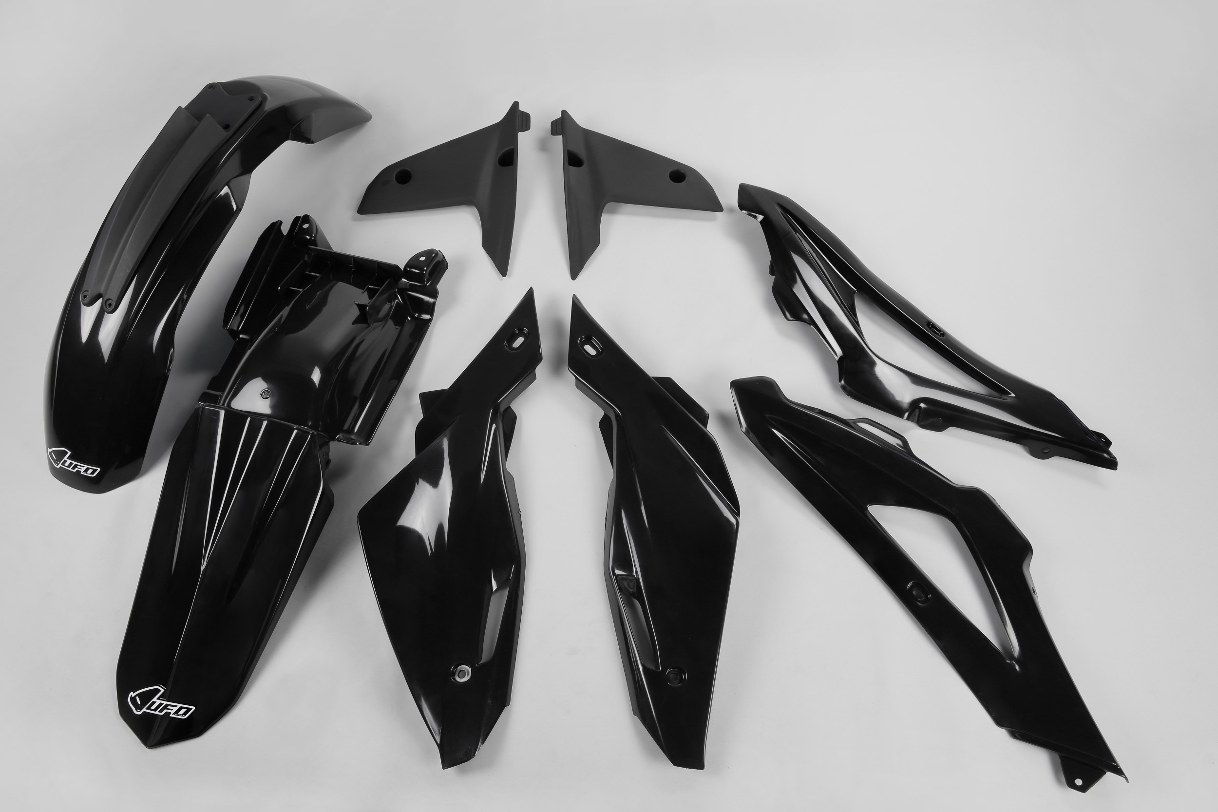 Kit déco Husqvarna TC 125 2008 2010 Kits plastique sans protège-fourches