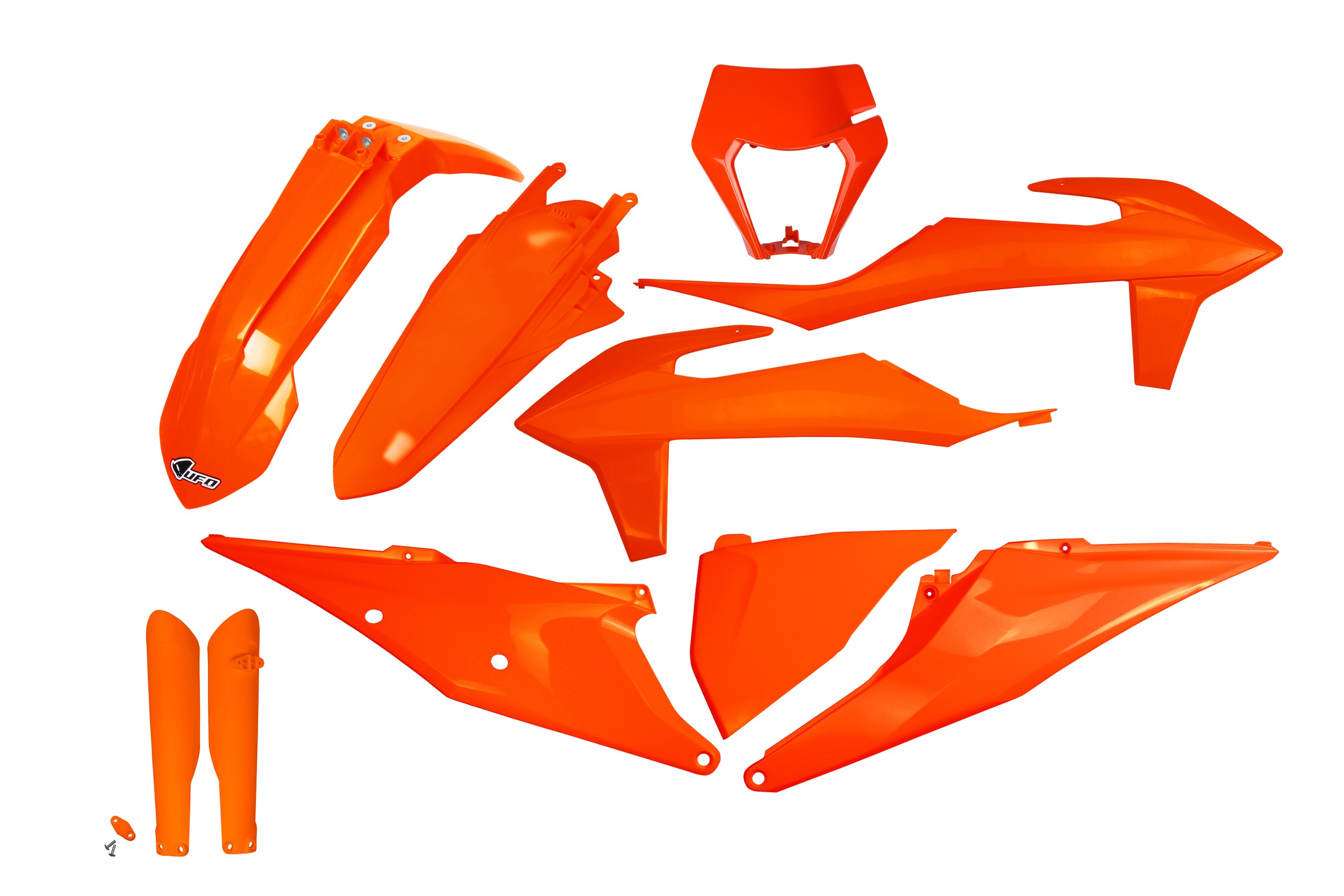 KTM EXC 125 2020-2021 Kits Plastique Sans Protège-fourches — vue 7