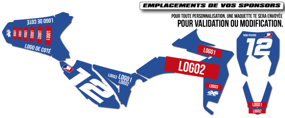 Emplacements des logos partenaires