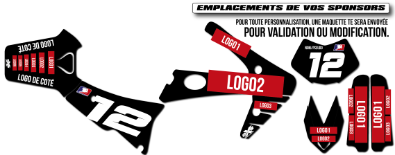 Emplacements des logos partenaires