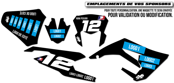 Emplacements des logos partenaires