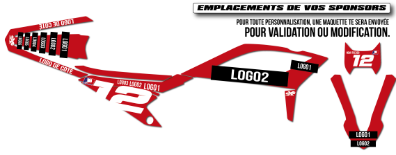Emplacements des logos partenaires