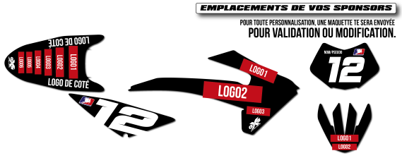 Emplacements des logos partenaires