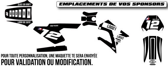 Emplacements des logos partenaires