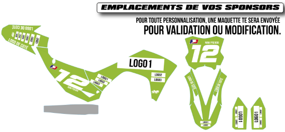 Emplacements des logos partenaires
