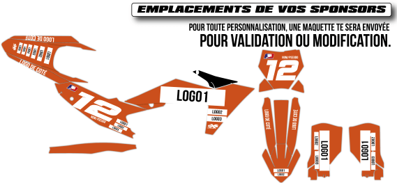 Emplacements des logos partenaires