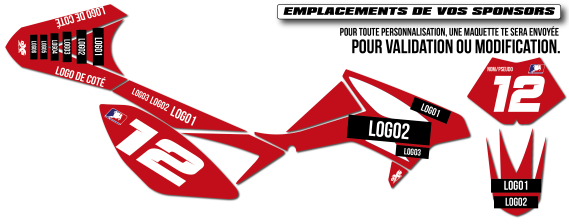 Emplacements des logos partenaires
