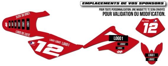 Emplacements des logos partenaires