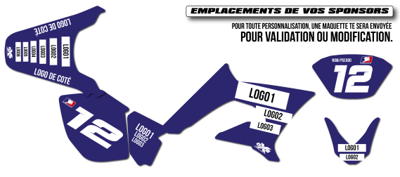 Emplacements des logos partenaires