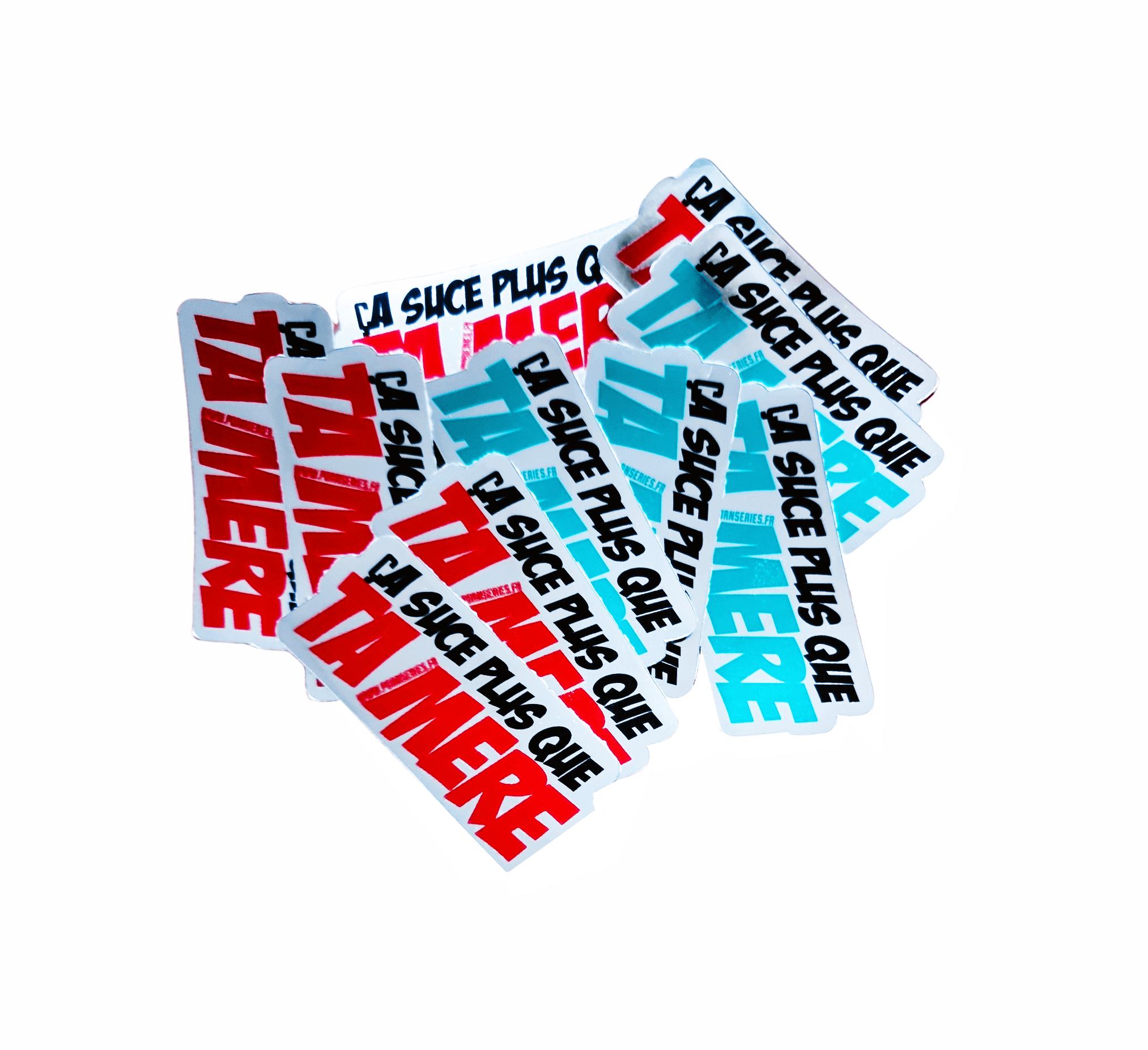 Kit déco Sticker ça suce plus que ta mère Chrome