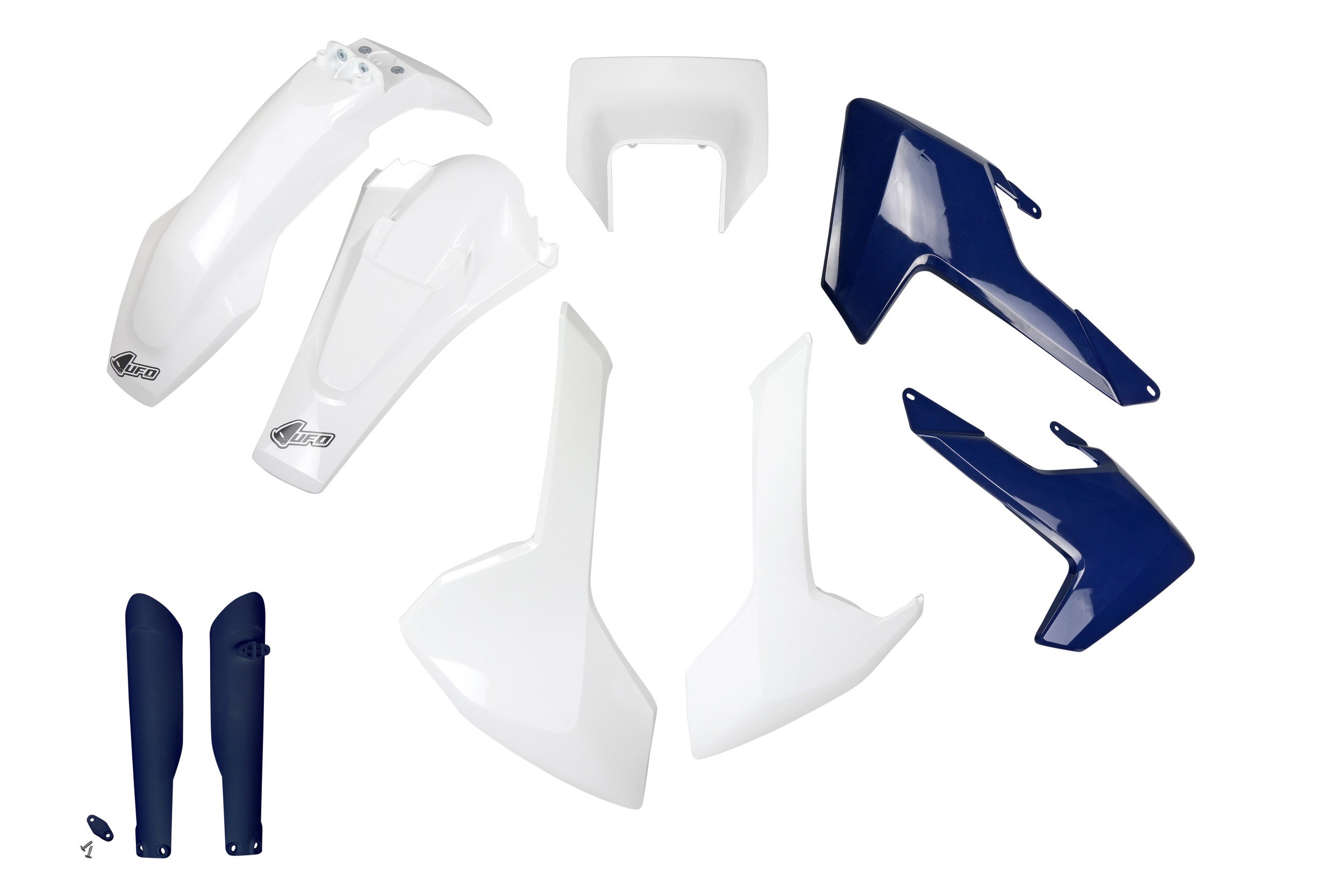 Kit déco Husqvarna TE 250 2017 2019 Kit plastique complet avec protège-fourches