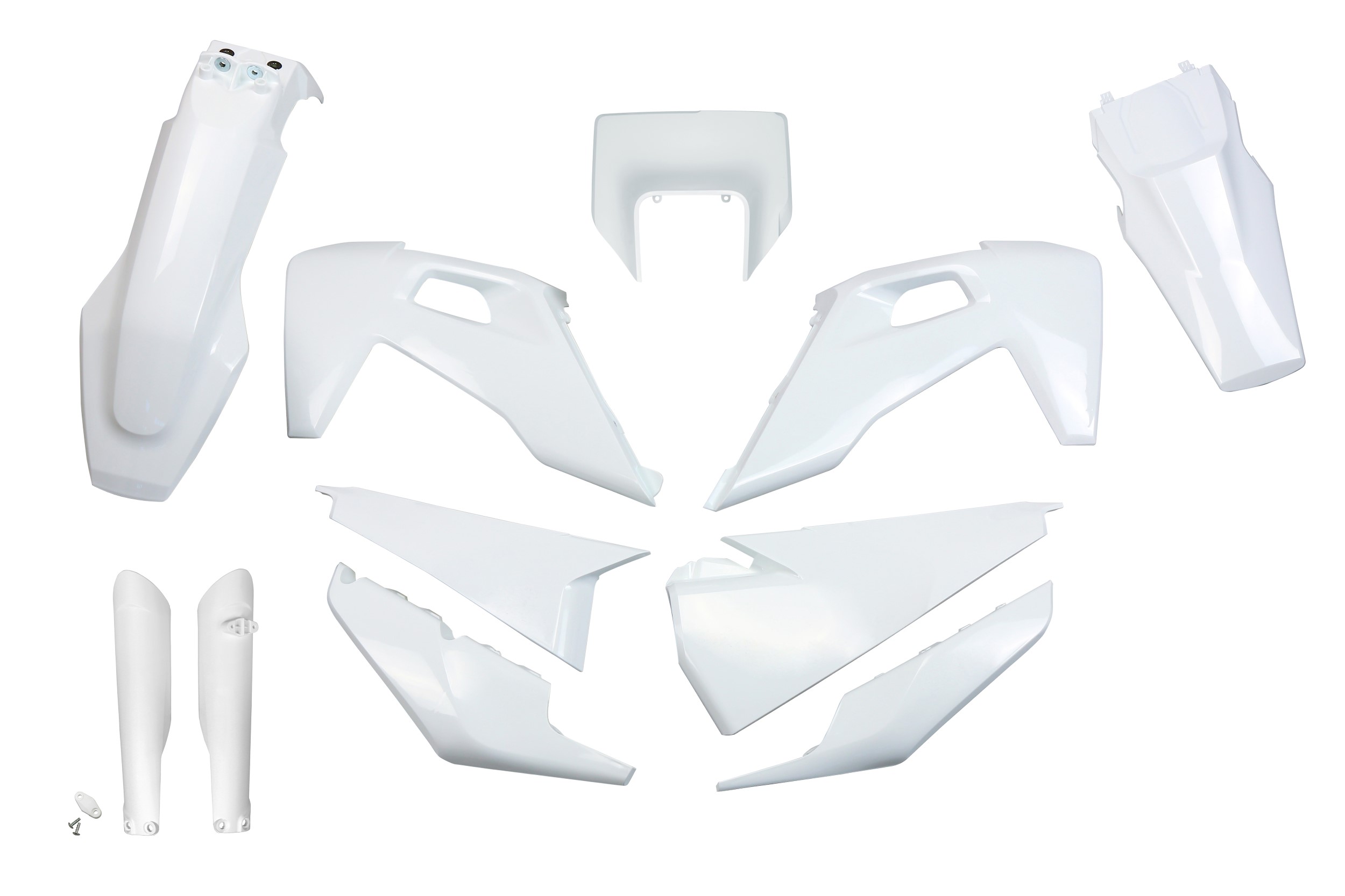 Kit déco Husqvarna TE 250 2020 2023 Kit plastique complet avec protège-fourches