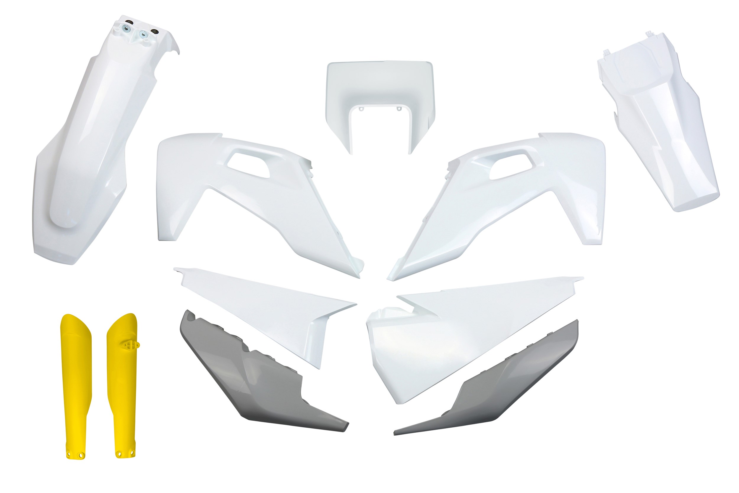 Kit déco Husqvarna TE 250 2020 2023 Kit plastique complet avec protège-fourches