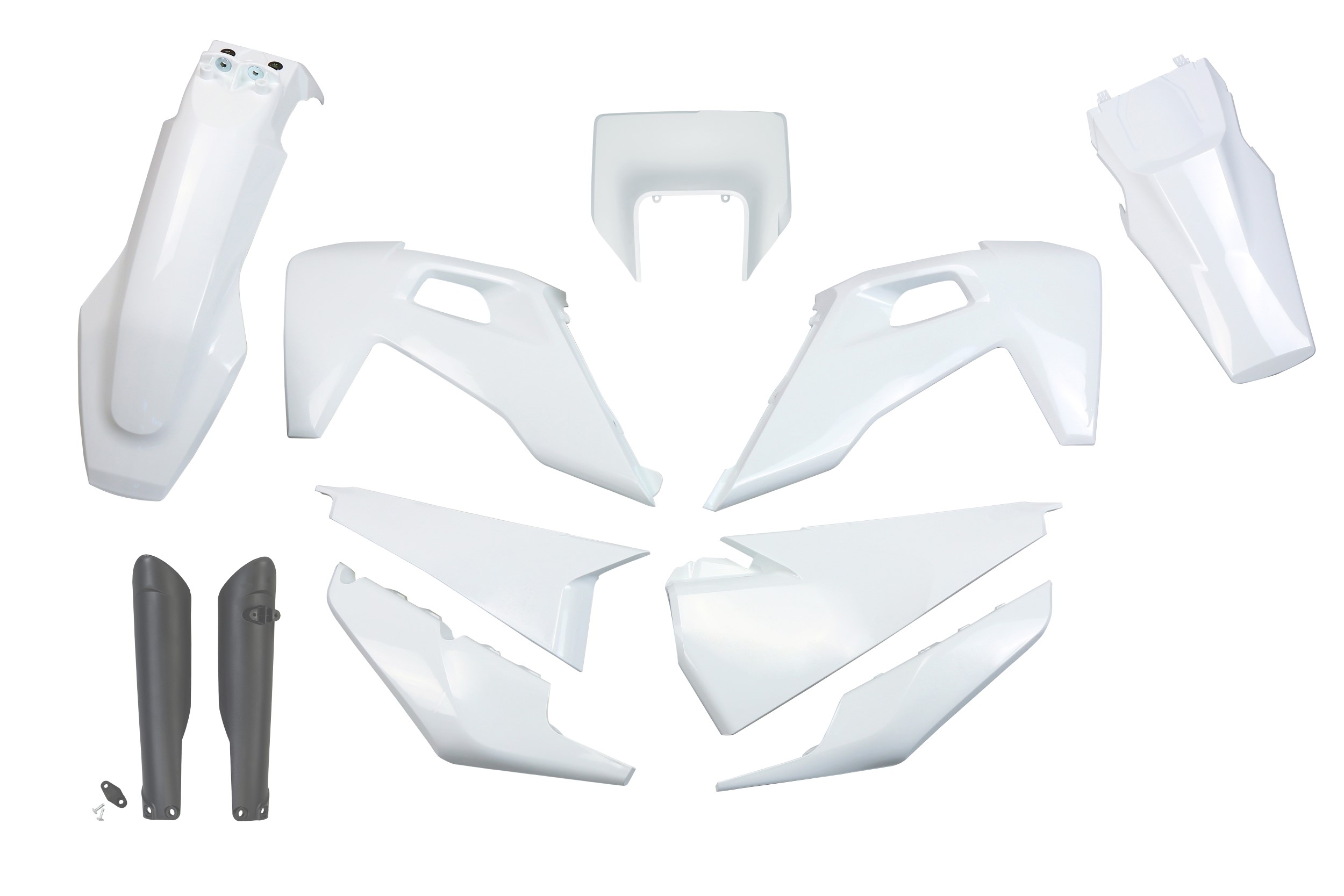 Kit déco Husqvarna TE 250 2020 2023 Kit plastique complet avec protège-fourches