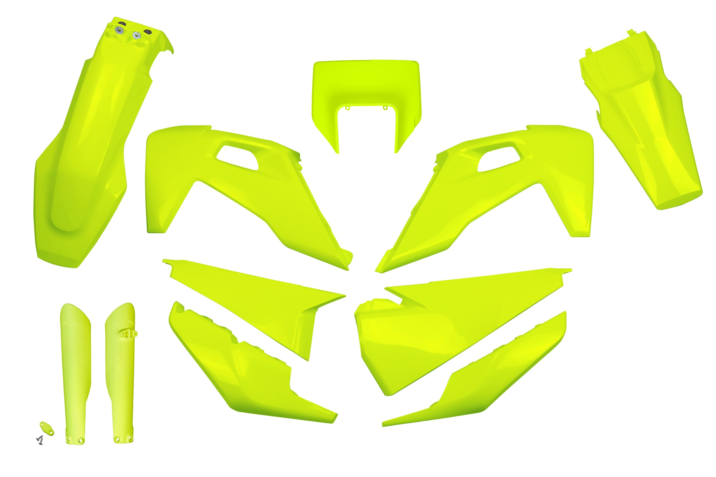Kit déco Husqvarna TE 250 2020 2023 Kit plastique complet avec protège-fourches