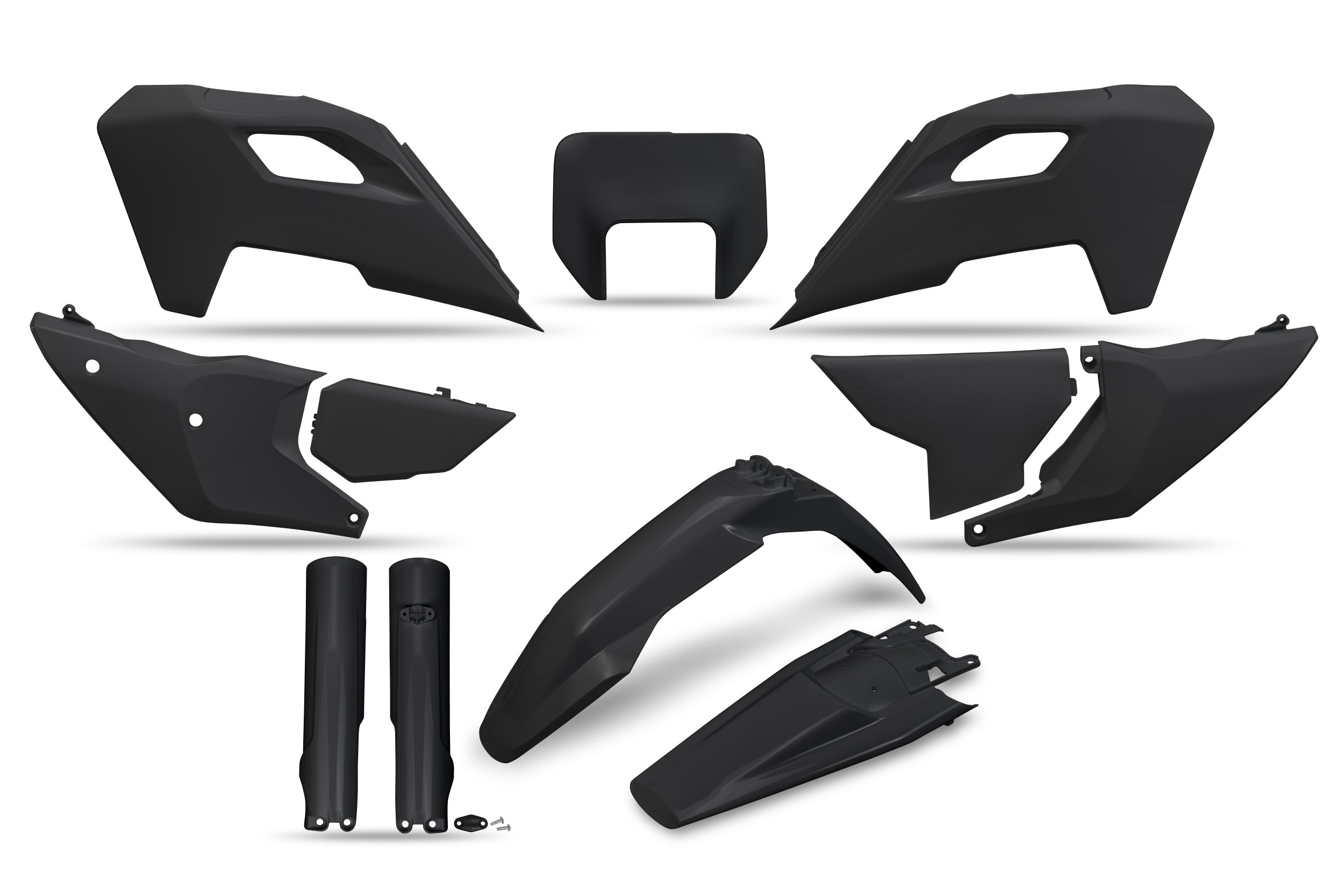 Kit déco Husqvarna TE 150 2024 2025 Kit plastique complet avec protège-fourches