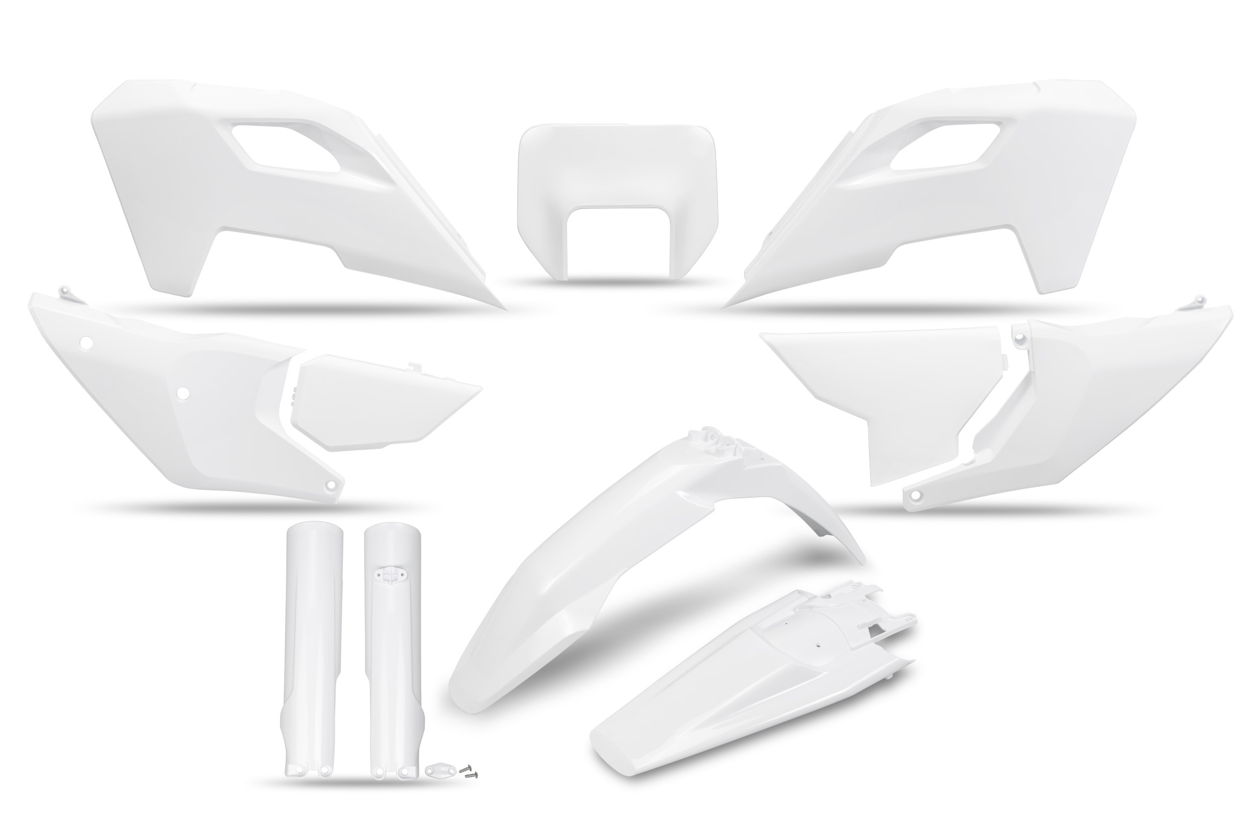 Kit déco Husqvarna TE 150 2024 2025 Kit plastique complet avec protège-fourches