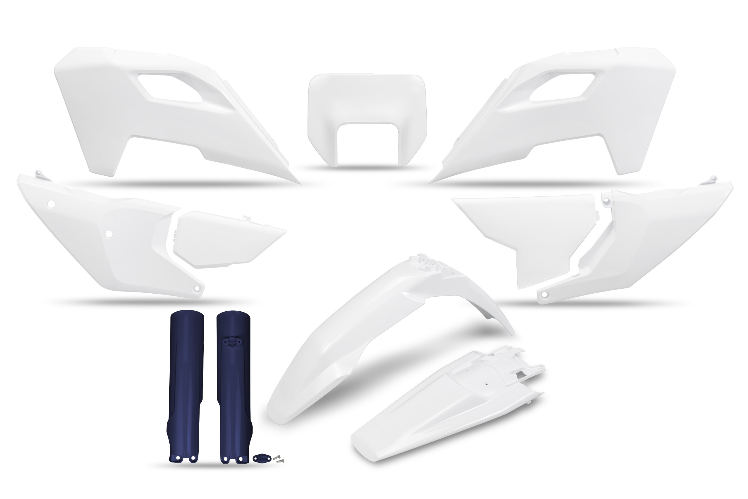 Kit déco Husqvarna TE 150 2024 2025 Kit plastique complet avec protège-fourches