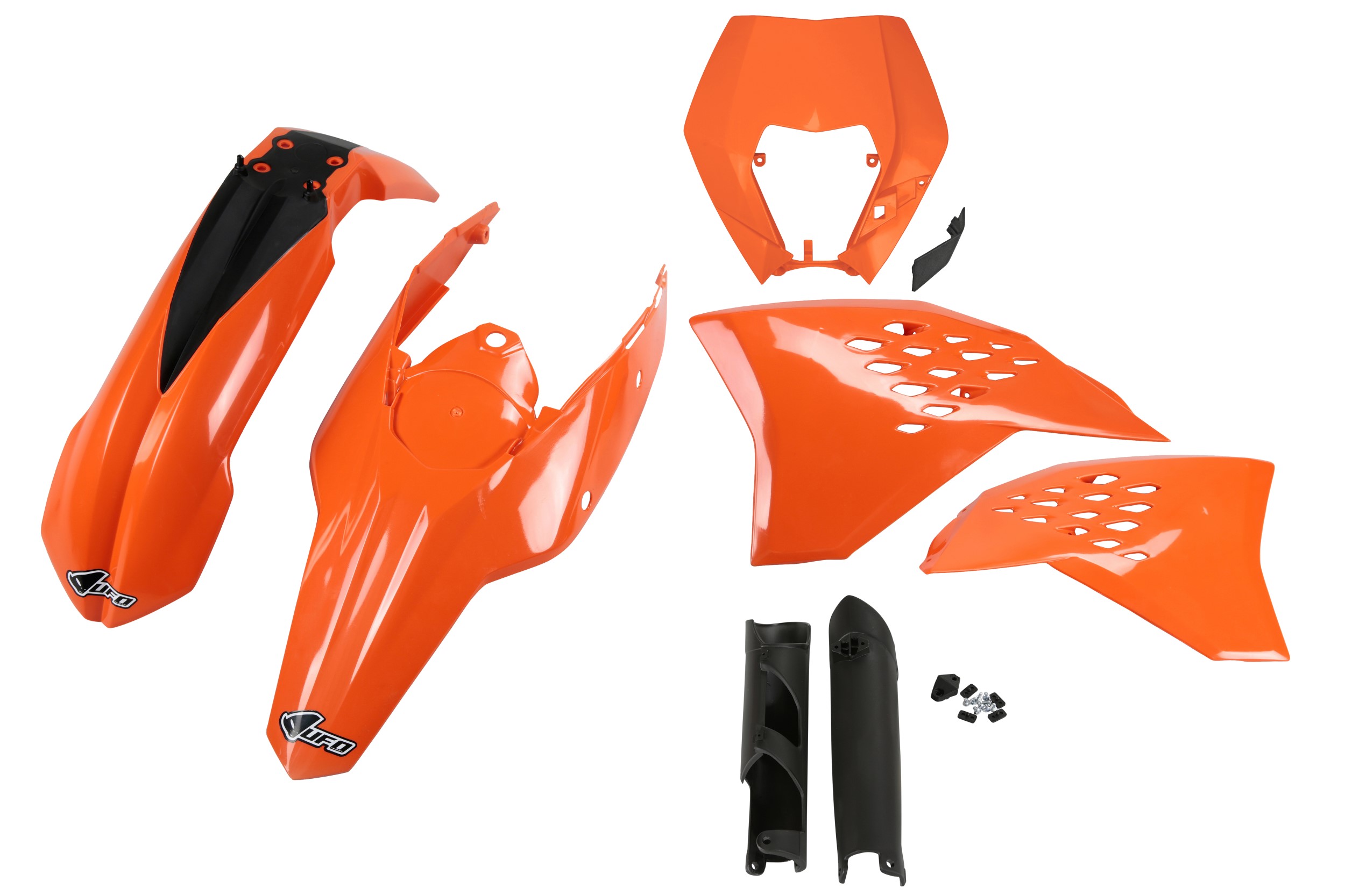 Kit déco Ktm EXC 125 2009 2011 Kit plastique complet avec protège-fourches