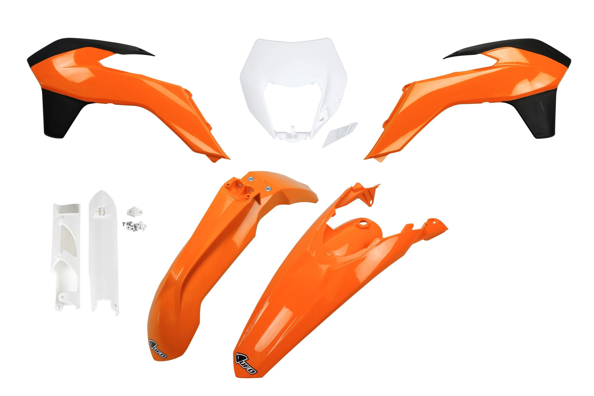Kit déco Ktm EXC 200 2014 2015 Kit plastique complet avec protège-fourches
