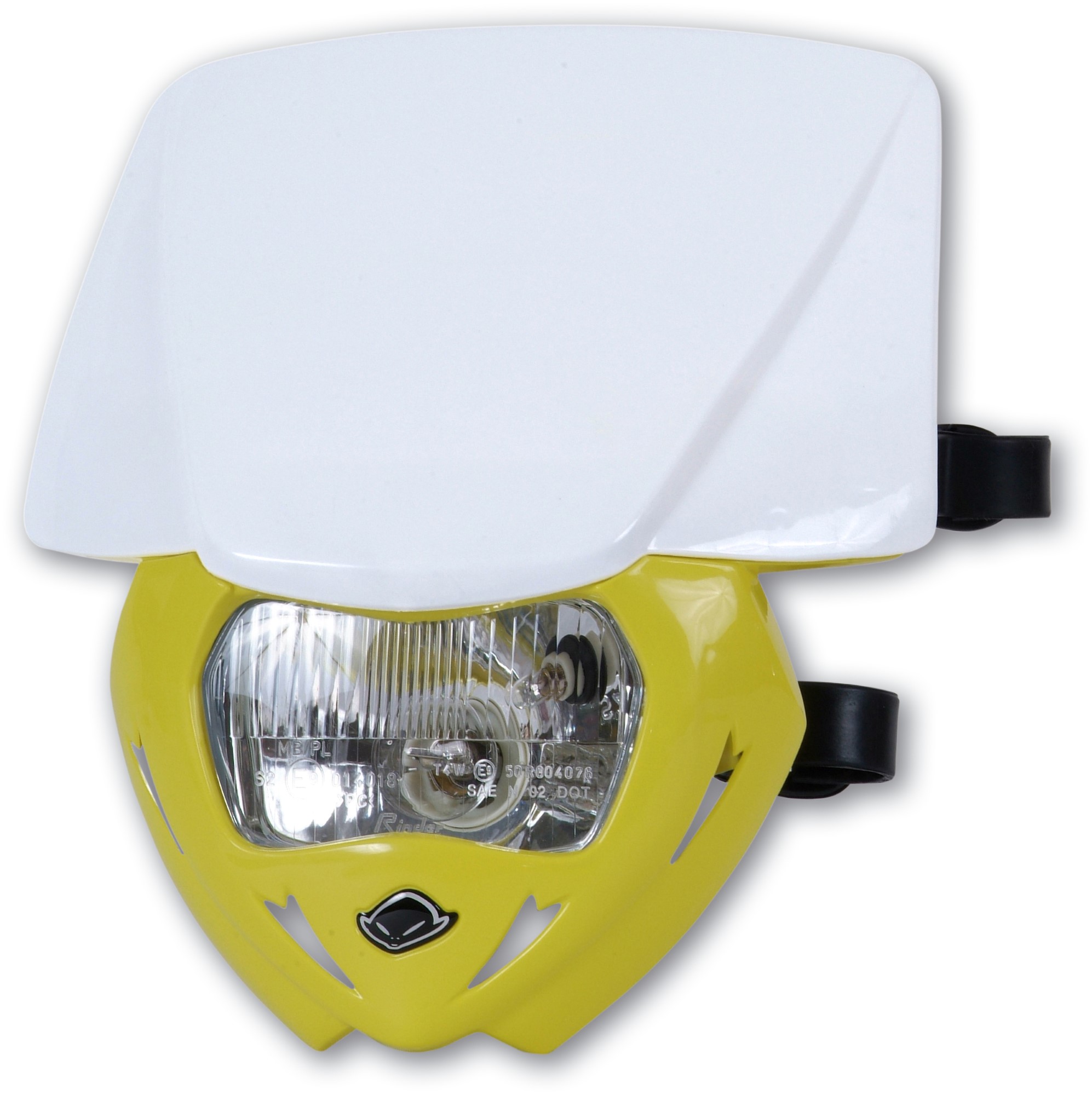 Kit déco Phare Panther bicolore 12V 35/W (homologué) PF01709 — blanc/jaune